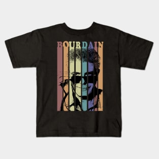 bourdain sunglasses//Retro Art Kids T-Shirt